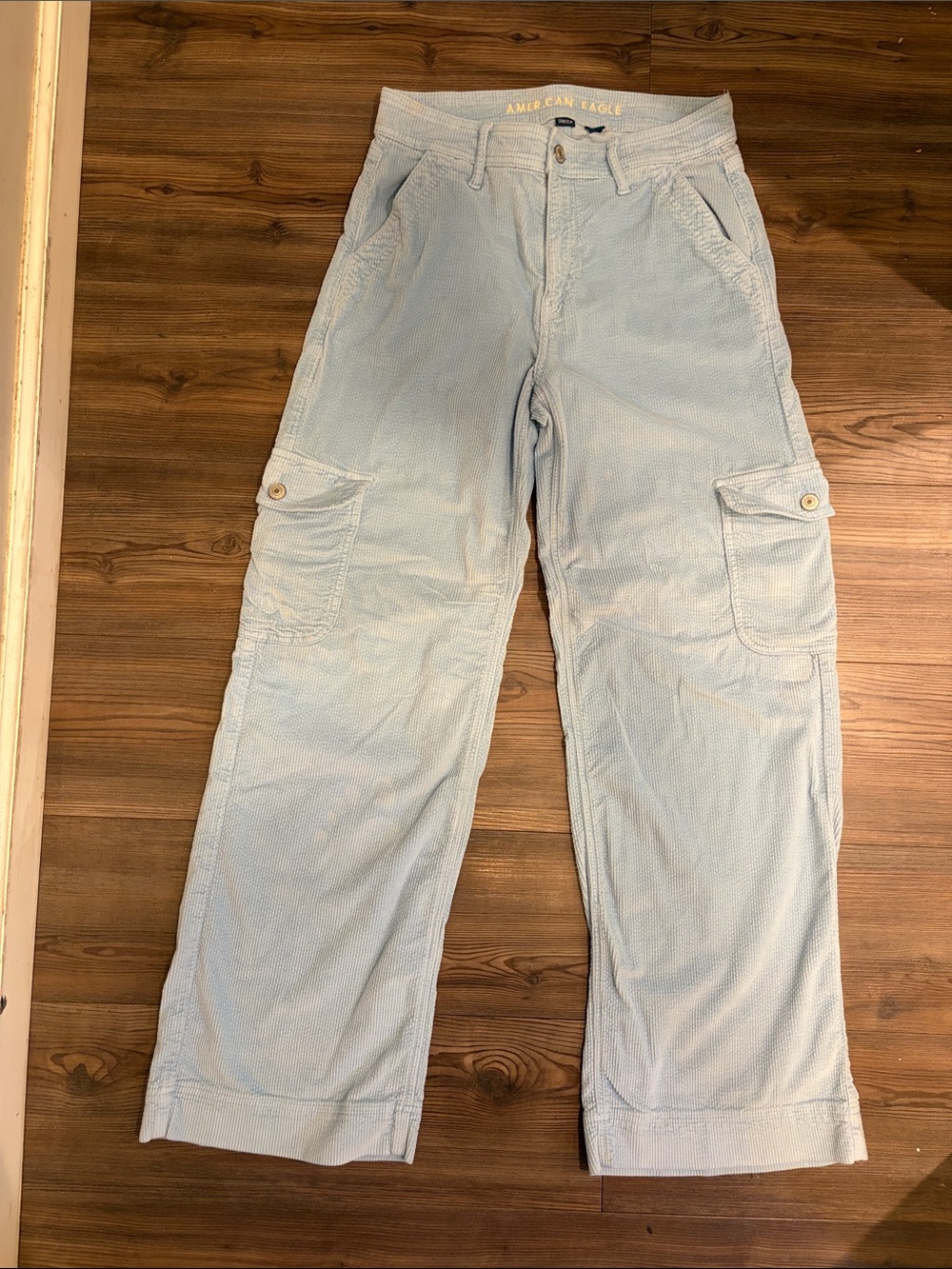 American Eagle Outfitters Pale Blue Men's Cargo Pants